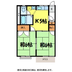 沢駅 徒歩31分 1階の物件間取画像